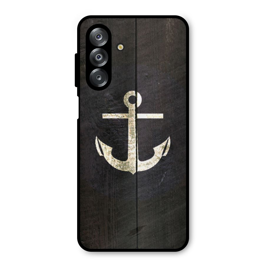 Wood Anchor Metal Back Case for Galaxy A26