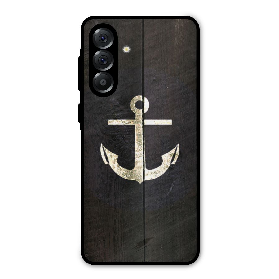 Wood Anchor Metal Back Case for Galaxy A36