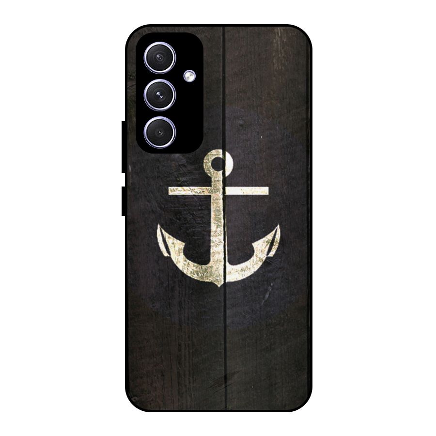 Wood Anchor Metal Back Case for Galaxy A54
