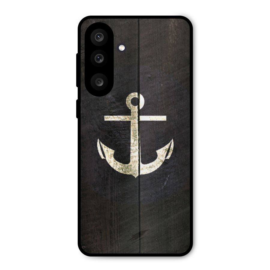 Wood Anchor Metal Back Case for Galaxy M56