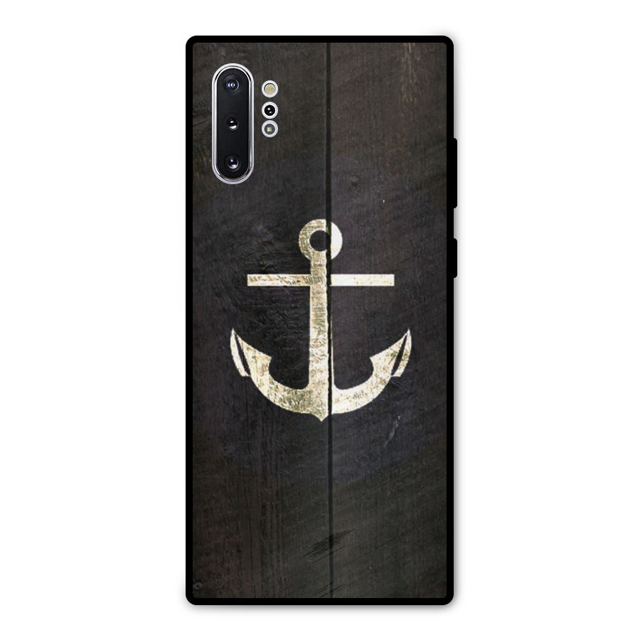 Wood Anchor Metal Back Case for Galaxy Note 10 Plus