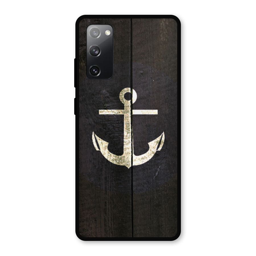 Wood Anchor Metal Back Case for Galaxy S20 FE 5G