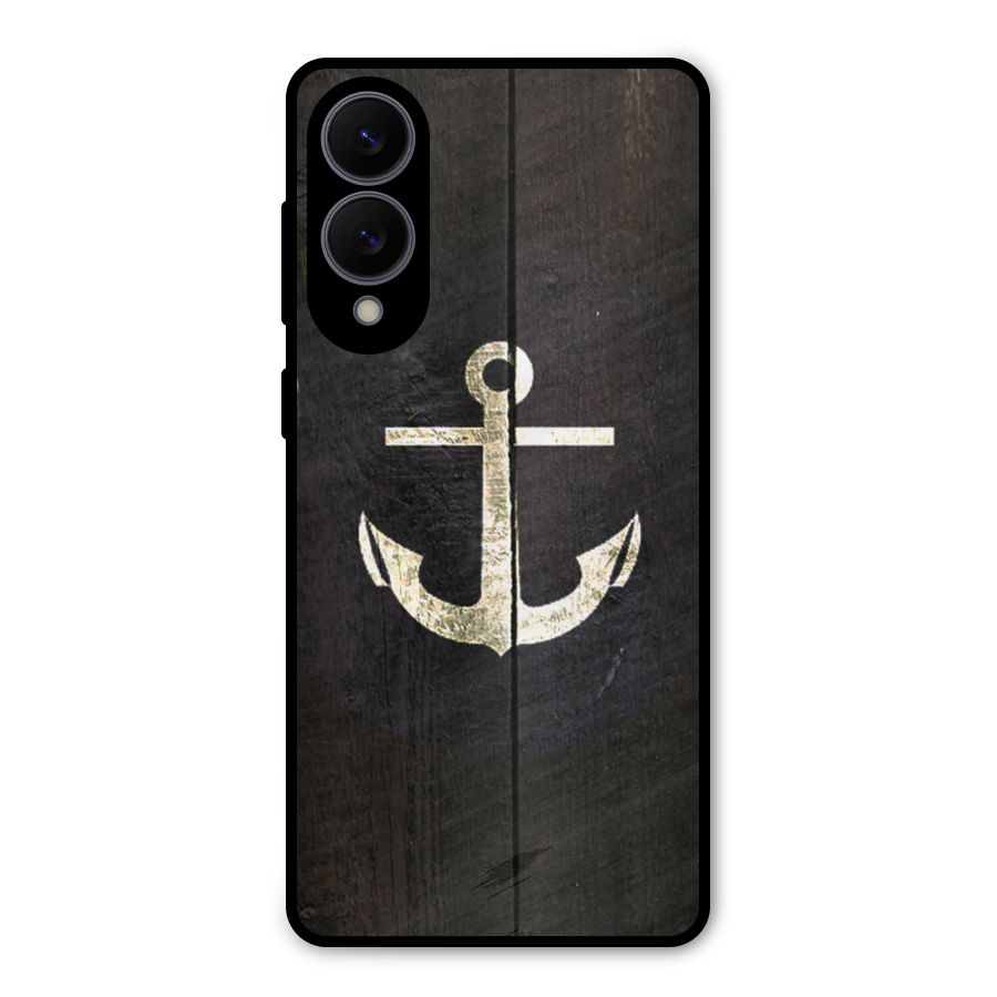 Wood Anchor Metal Back Case for Galaxy S25 Edge