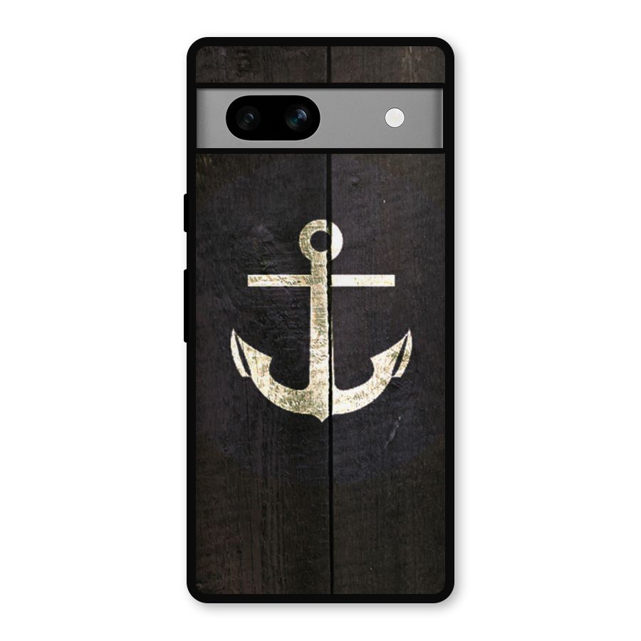 Wood Anchor Metal Back Case for Google Pixel 7a