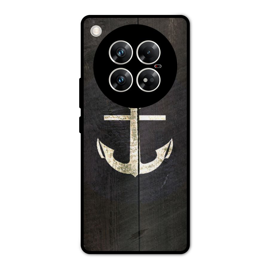 Wood Anchor Metal Back Case for Infinix Zero 40 5G