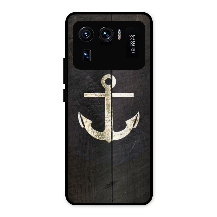 Wood Anchor Metal Back Case for Mi 11 Ultra
