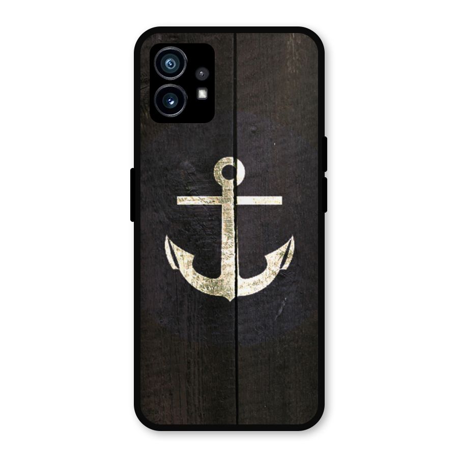 Wood Anchor Metal Back Case for Nothing Phone 1