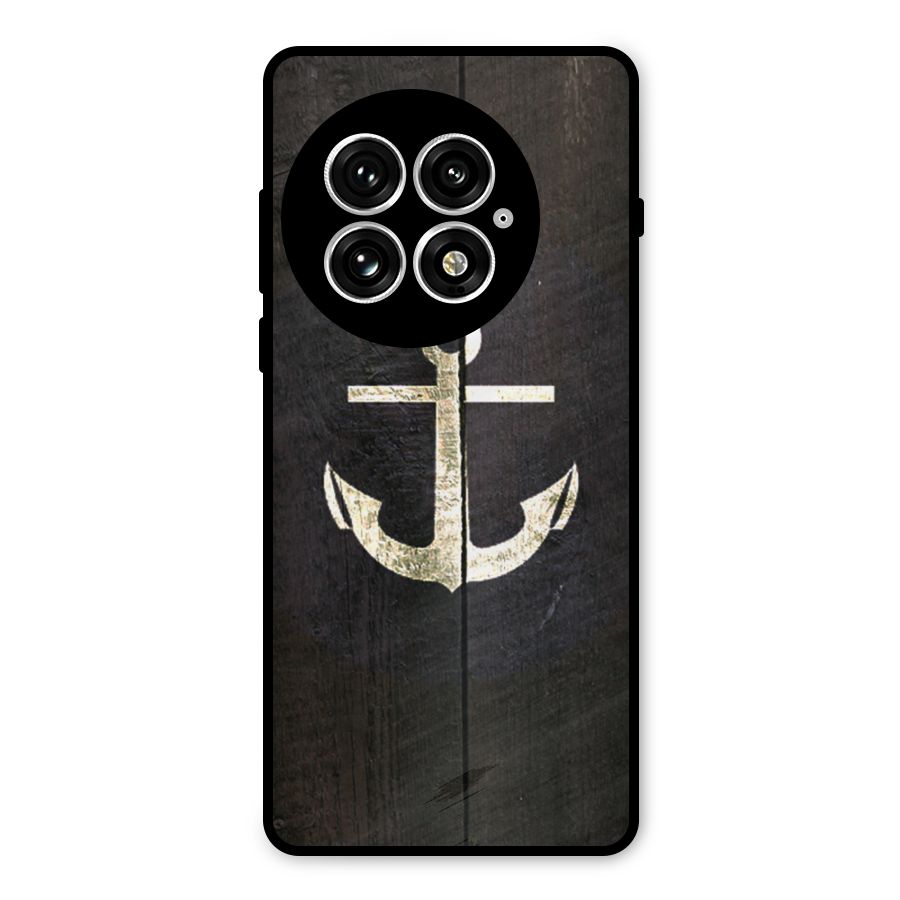 Wood Anchor Metal Back Case for OnePlus 13