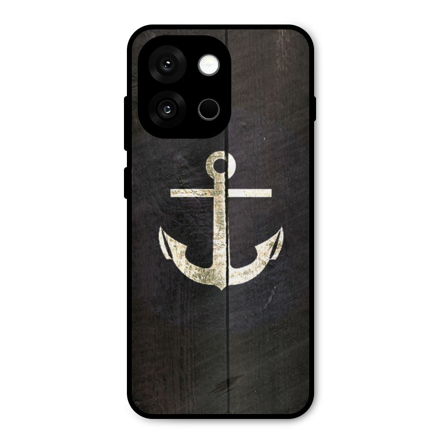 Wood Anchor Metal Back Case for OnePlus 13s