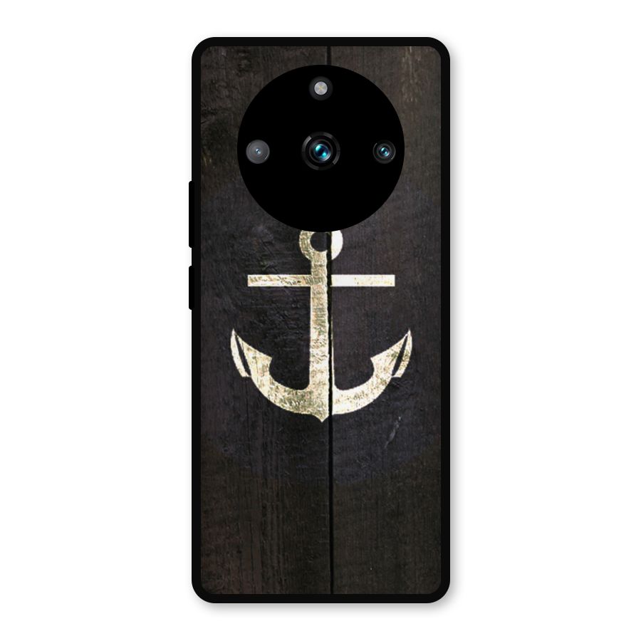 Wood Anchor Metal Back Case for Realme 11 Pro Plus