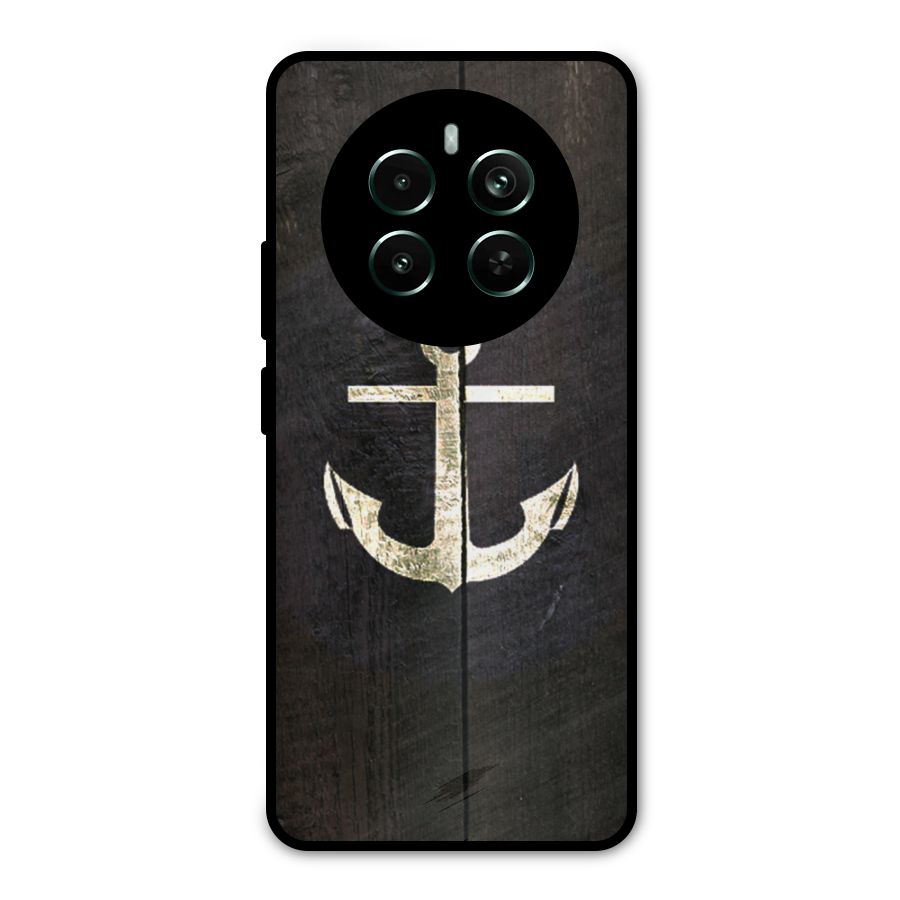 Wood Anchor Metal Back Case for Realme 12 Pro Plus