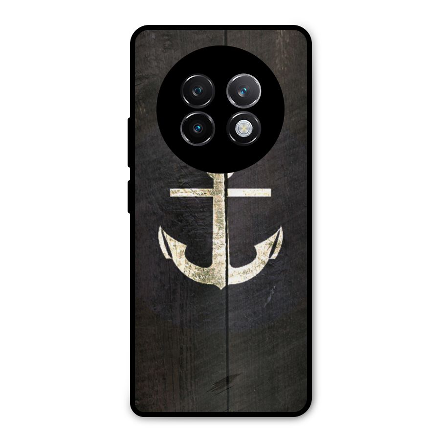 Wood Anchor Metal Back Case for Realme 13 Plus