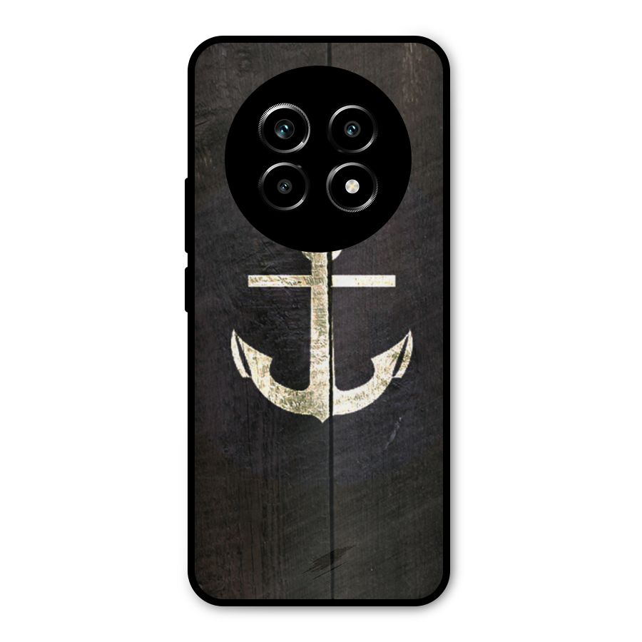 Wood Anchor Metal Back Case for Realme 13 Pro