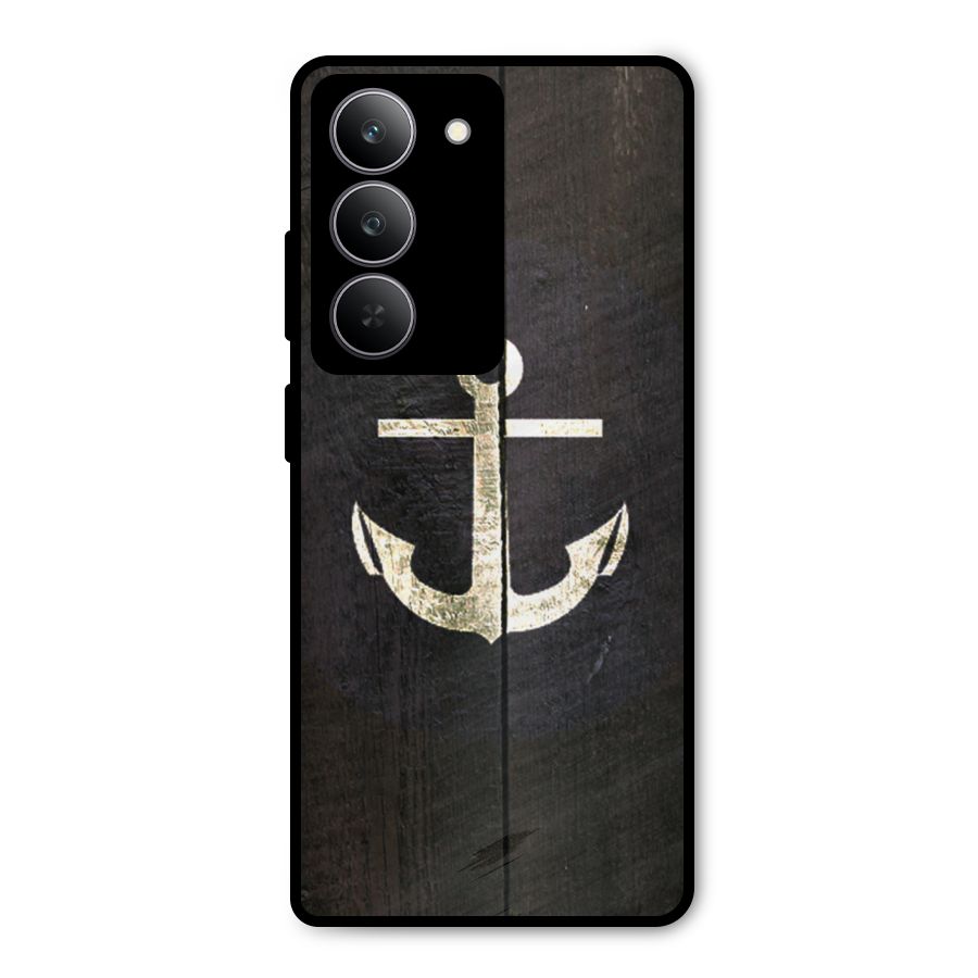 Wood Anchor Metal Back Case for Realme 14x