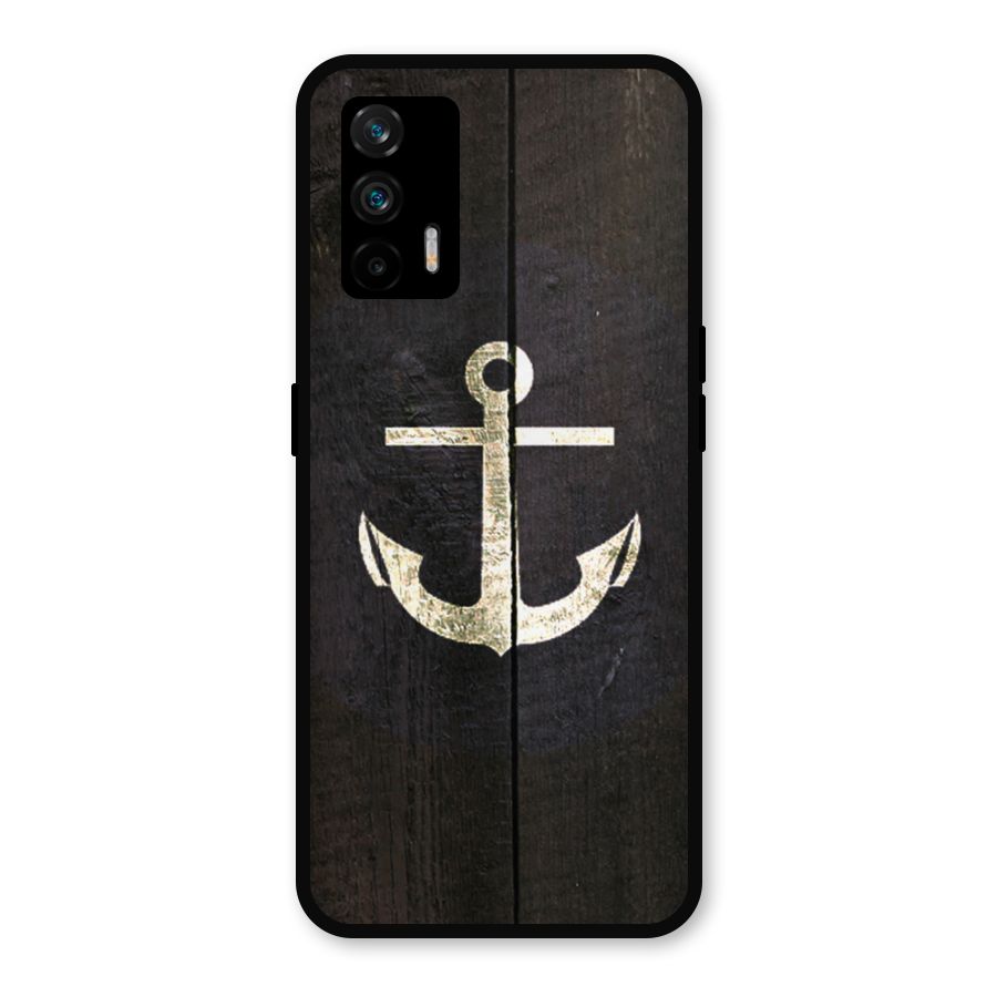 Wood Anchor Metal Back Case for Realme GT 5G