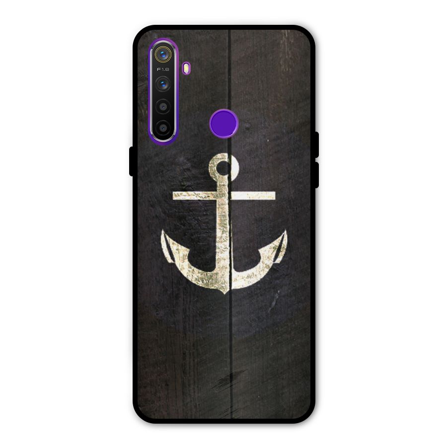Wood Anchor Metal Back Case for Realme Narzo 10