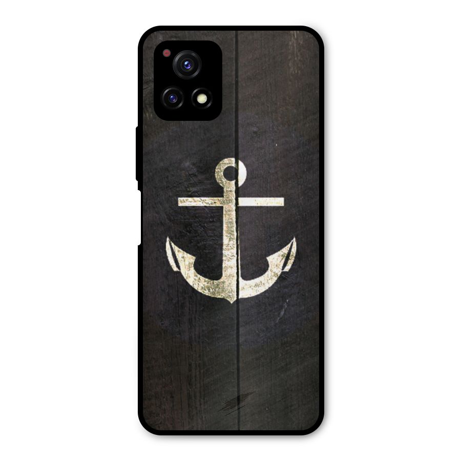 Wood Anchor Metal Back Case for Vivo Y72 5G