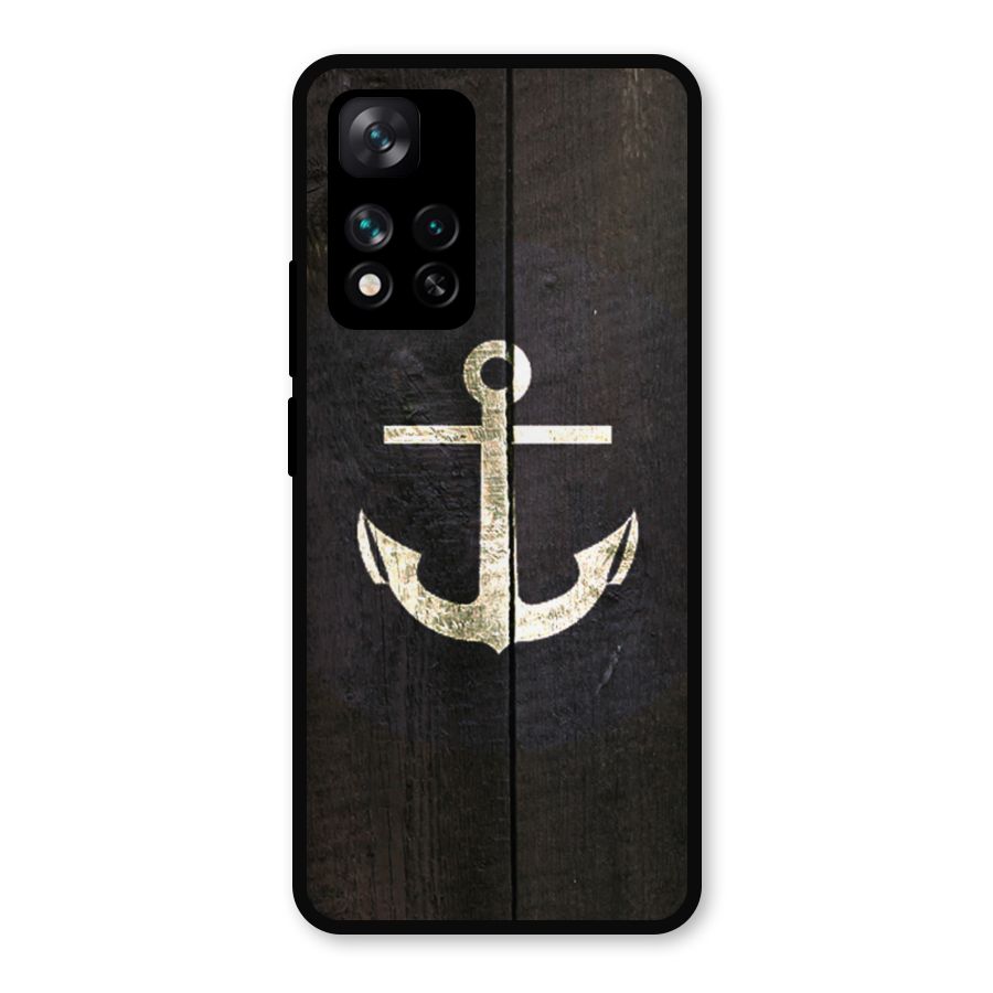 Wood Anchor Metal Back Case for Xiaomi 11i 5G