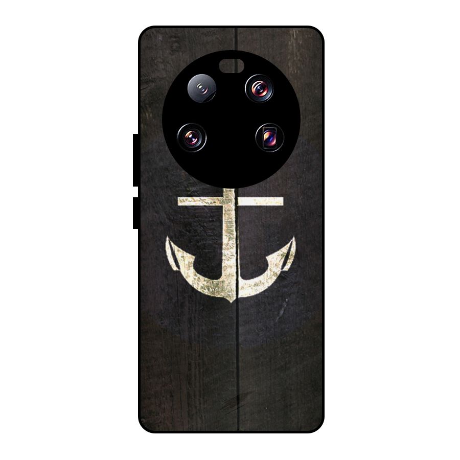 Wood Anchor Metal Back Case for Xiaomi 13 Ultra