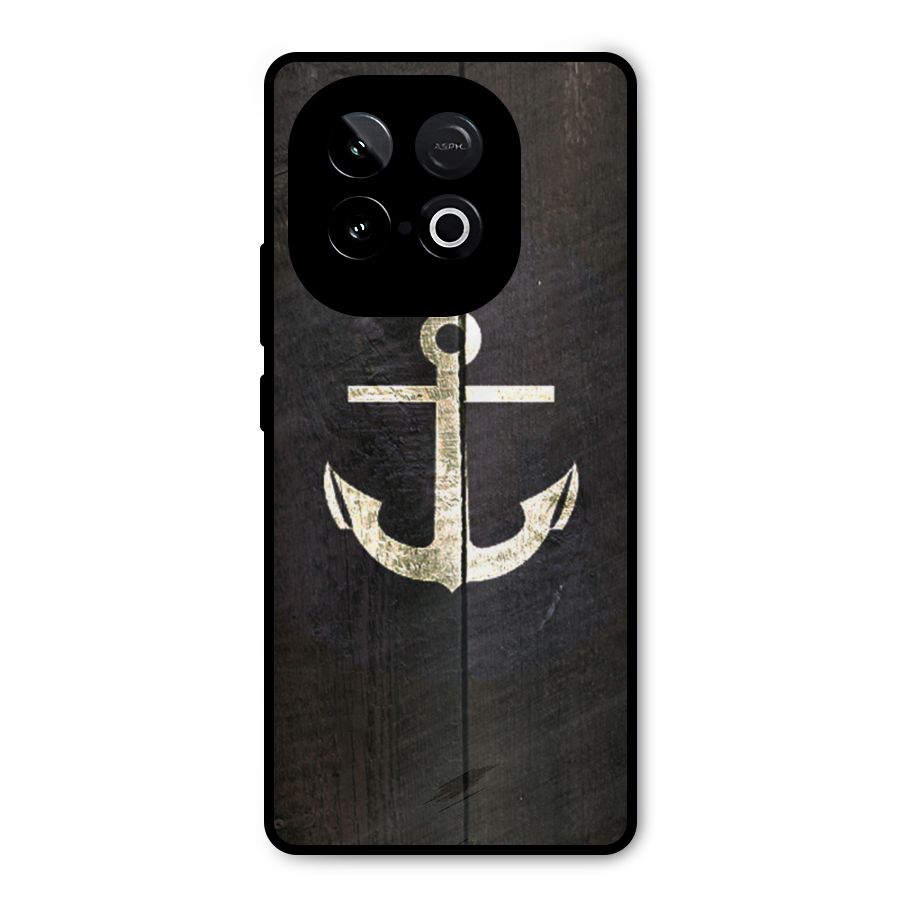 Wood Anchor Metal Back Case for iQOO Neo 10