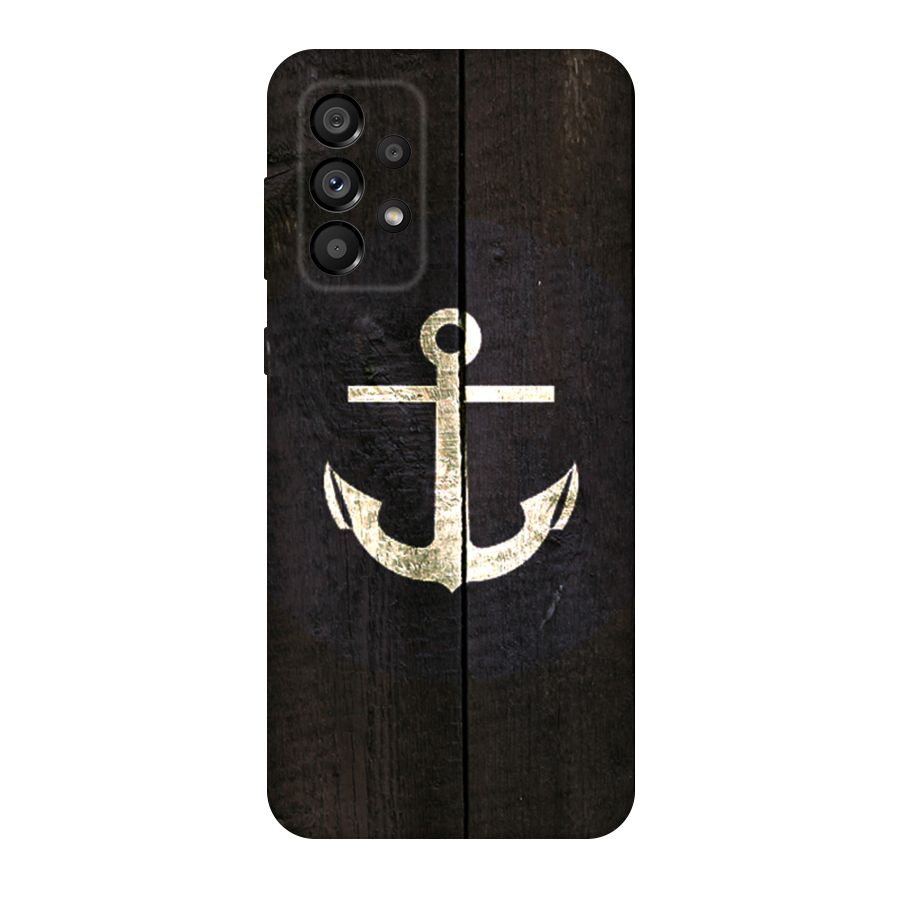 Wood Anchor Original Polycarbonate Back Case for Galaxy A73 5G