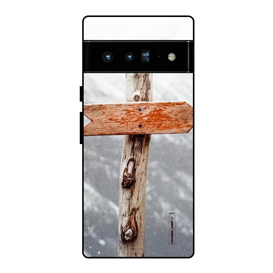 Wood And Snow Glass Back Case for Google Pixel 6 Pro