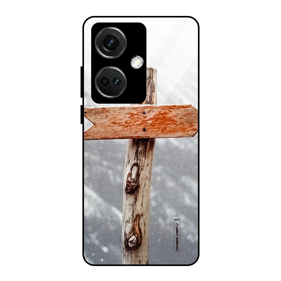 Wood And Snow Glass Back Case for OnePlus Nord CE 3 5G