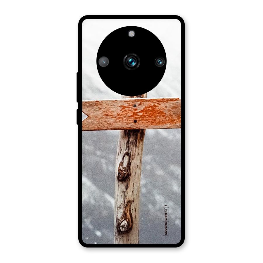 Wood And Snow Glass Back Case for Realme 11 Pro