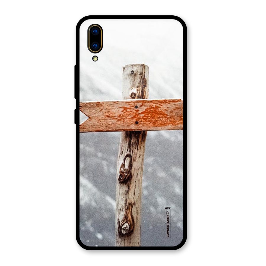 Wood And Snow Glass Back Case for Vivo V11 Pro