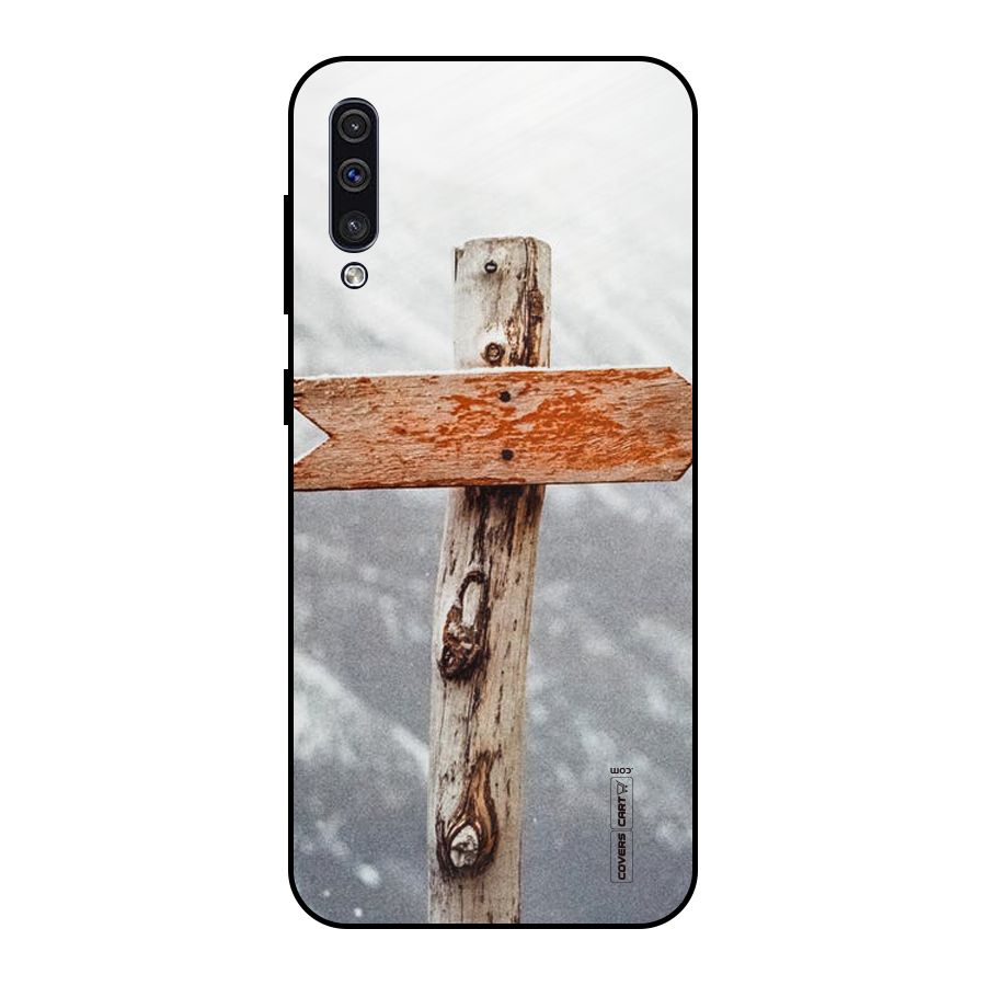 Wood And Snow Metal Back Case for Galaxy A30s