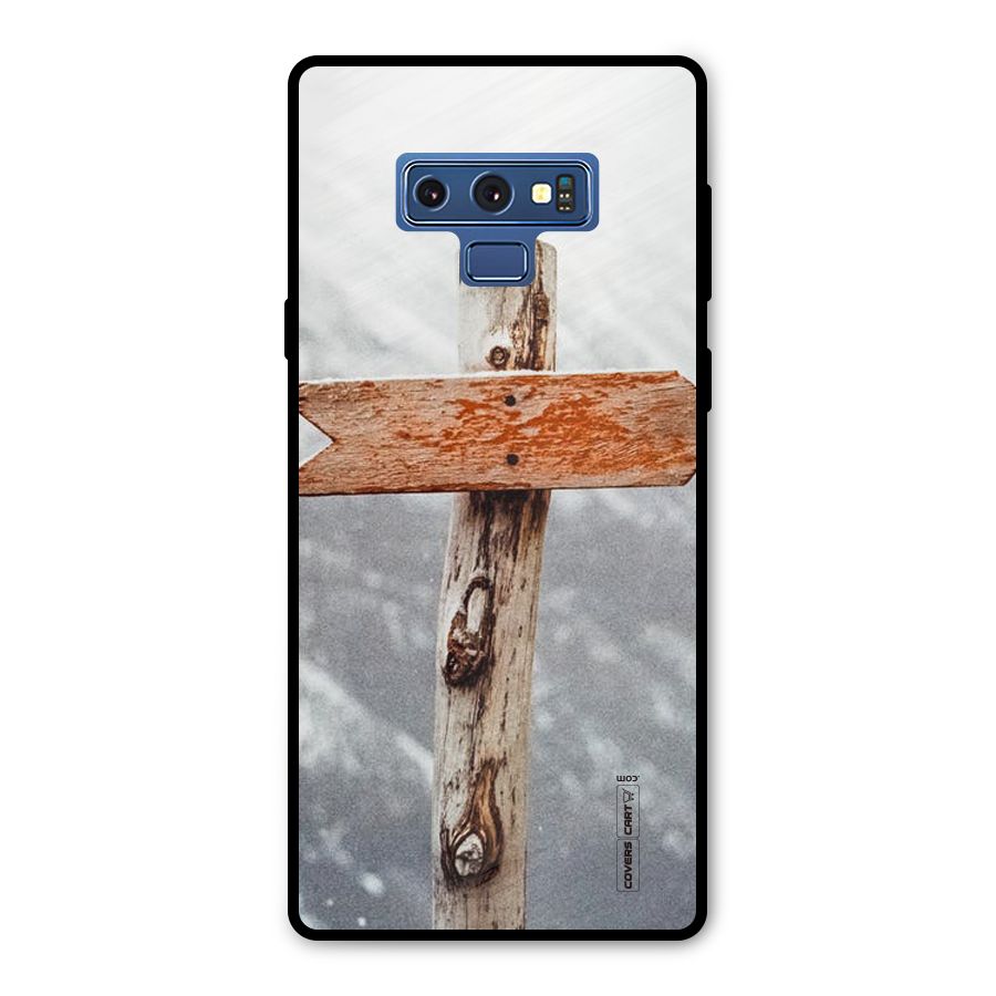 Wood And Snow Metal Back Case for Galaxy Note 9