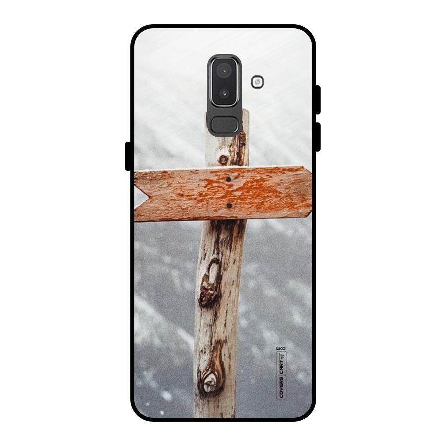 Wood And Snow Metal Back Case for Galaxy On8 (2018)