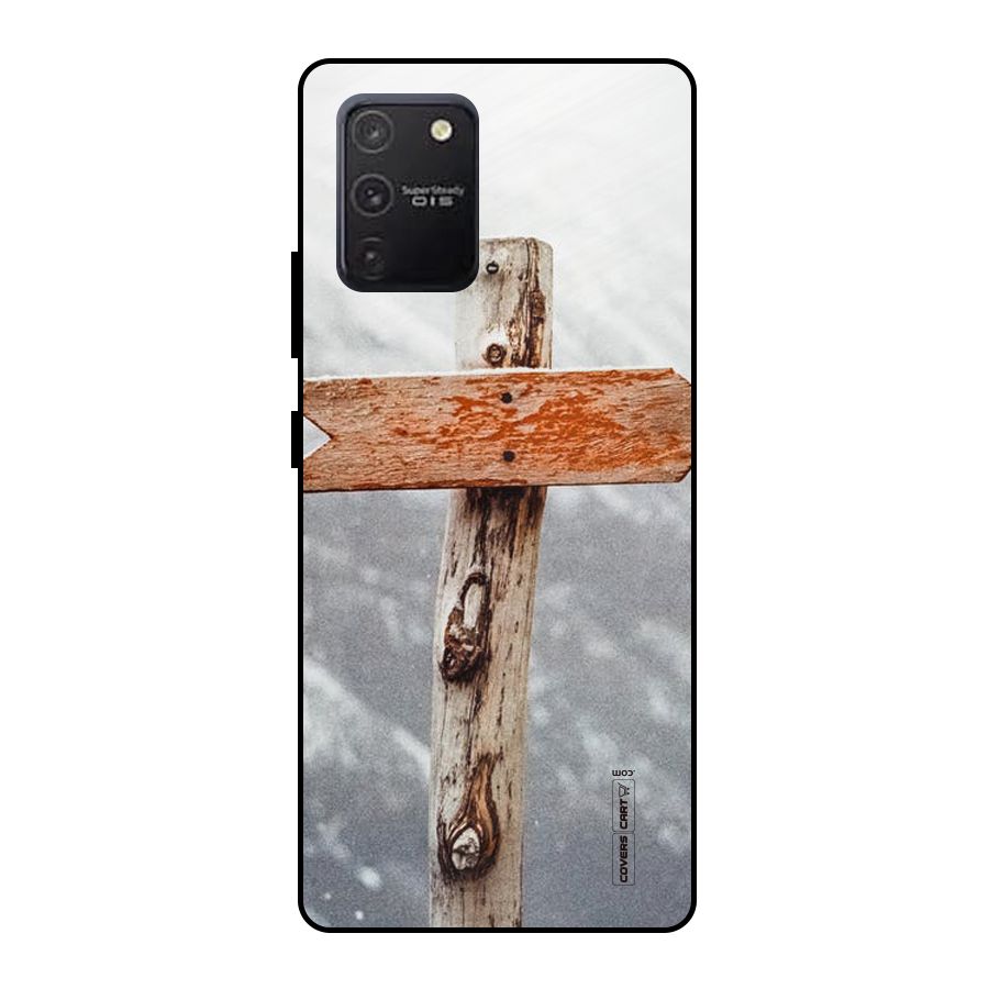 Wood And Snow Metal Back Case for Galaxy S10 Lite