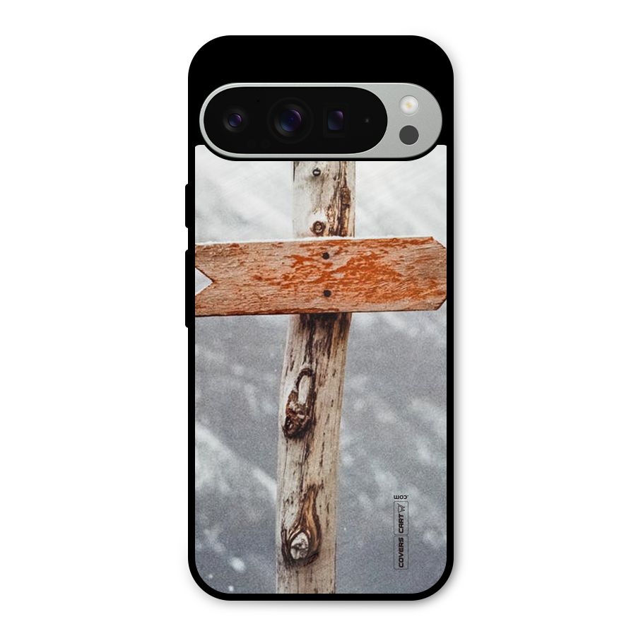 Wood And Snow Metal Back Case for Google Pixel 9 Pro XL