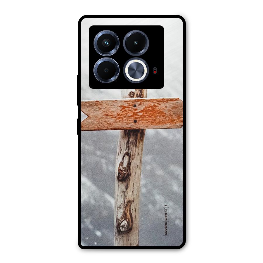 Wood And Snow Metal Back Case for Infinix Note 40 5G