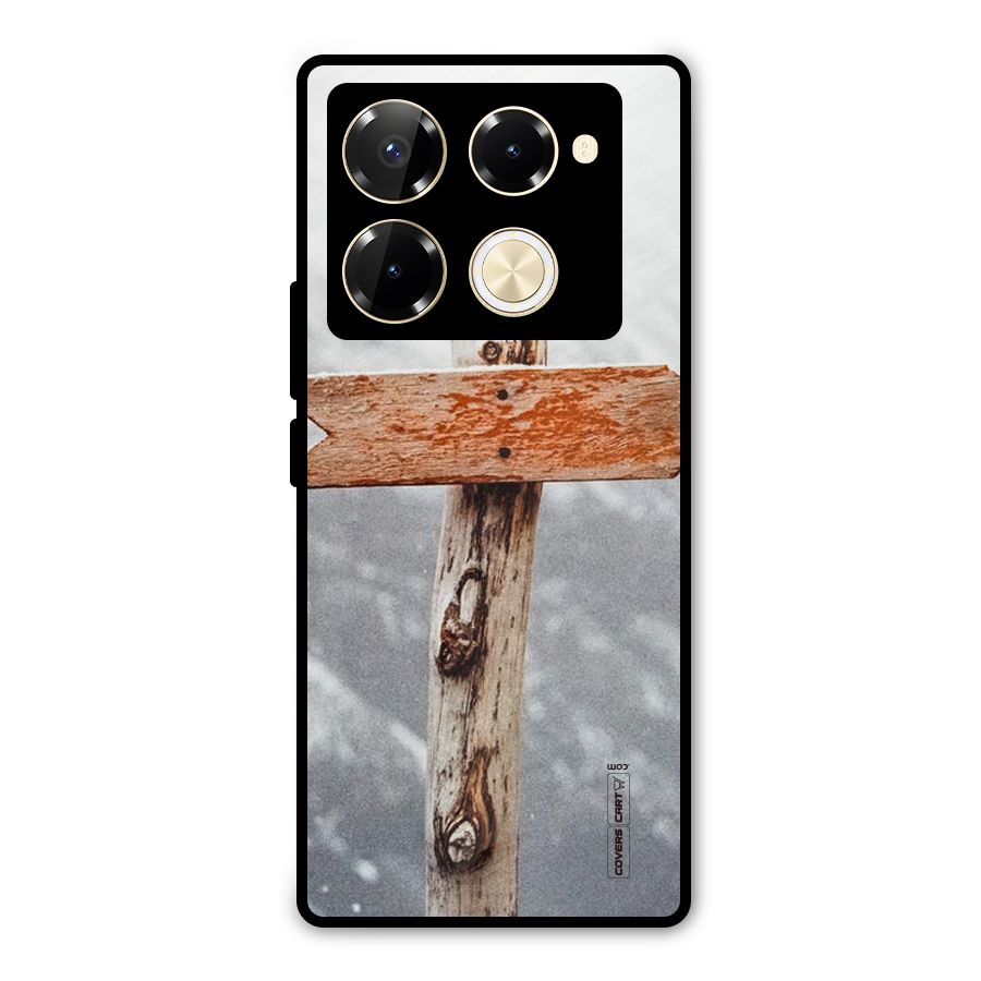 Wood And Snow Metal Back Case for Infinix Note 40 Pro Plus