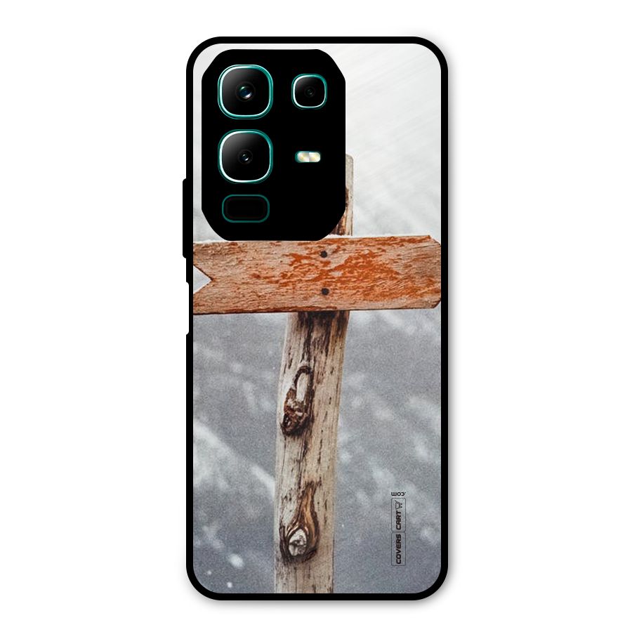 Wood And Snow Metal Back Case for Infinix Note 50x