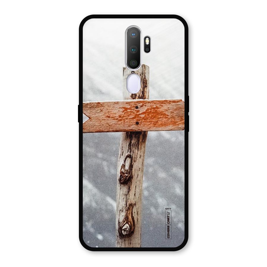 Wood And Snow Metal Back Case for Oppo A9 (2020)