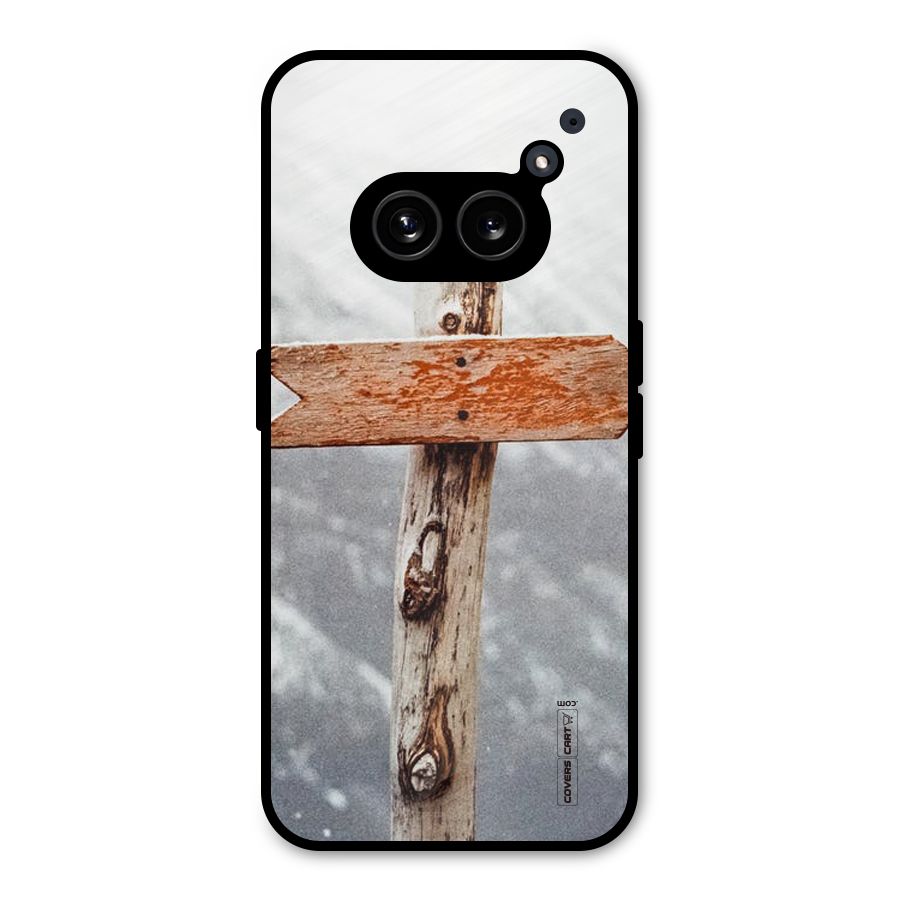 Wood And Snow Metal Back Case for Nothing Phone 2a