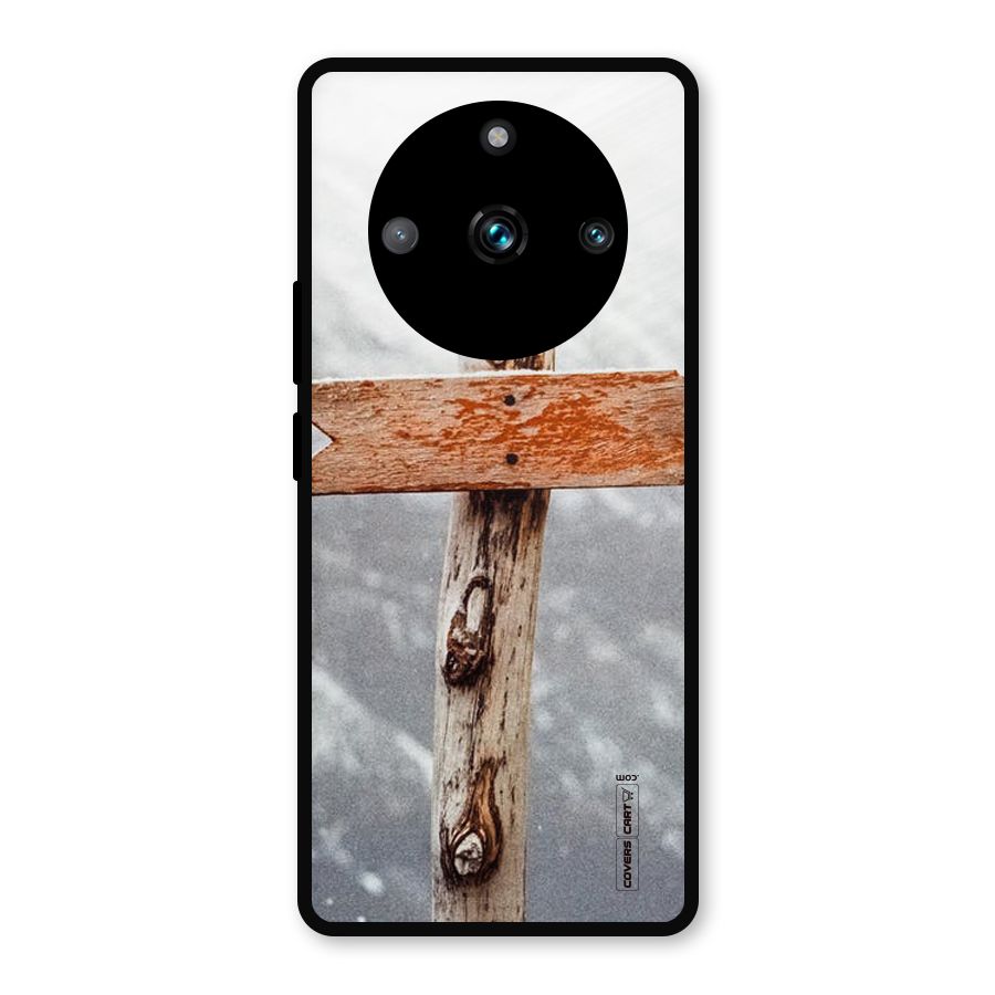 Wood And Snow Metal Back Case for Realme 11 Pro