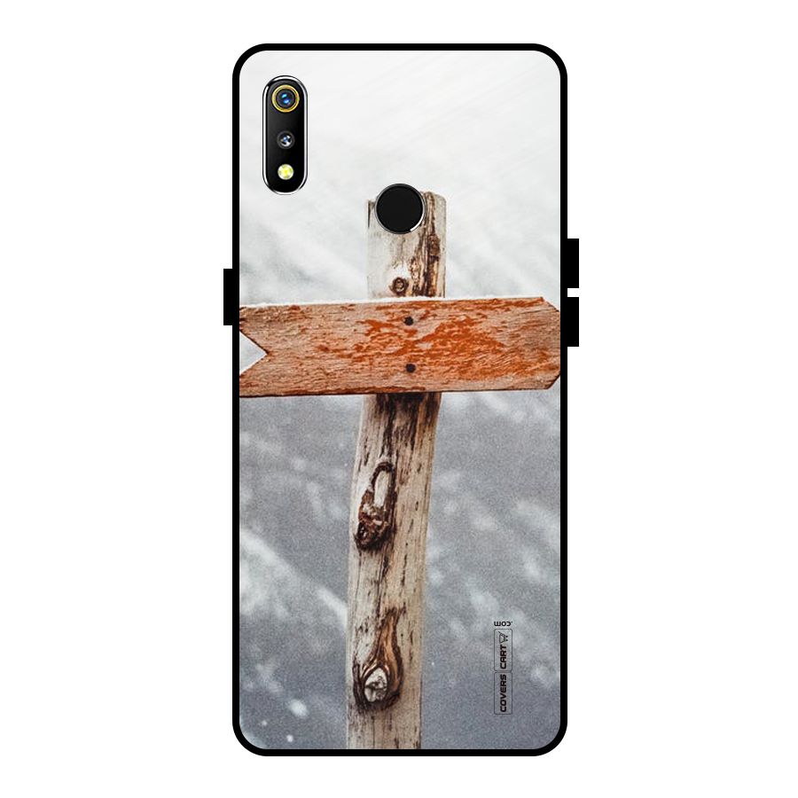 Wood And Snow Metal Back Case for Realme 3i