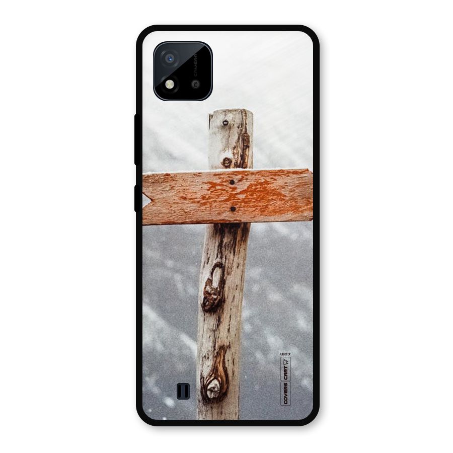 Wood And Snow Metal Back Case for Realme C11 2021