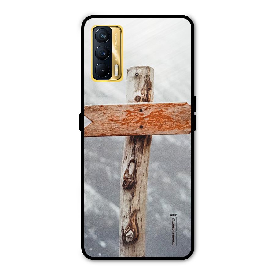Wood And Snow Metal Back Case for Realme X7