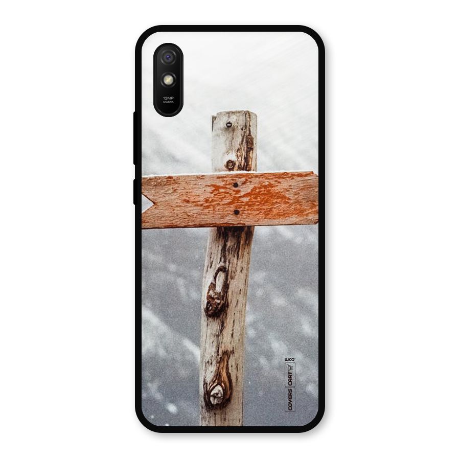 Wood And Snow Metal Back Case for Redmi 9i