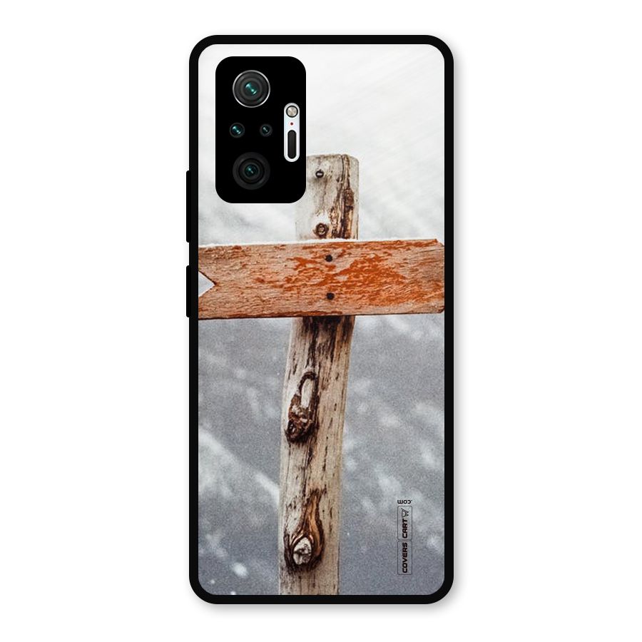Wood And Snow Metal Back Case for Redmi Note 10 Pro