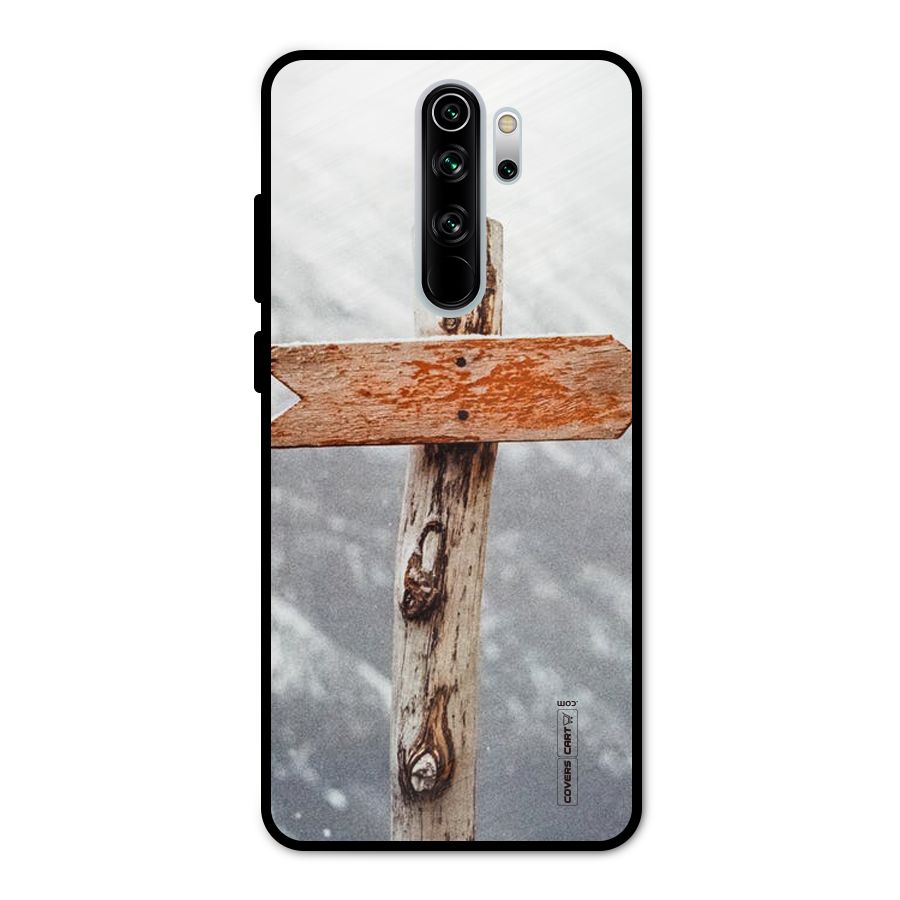 Wood And Snow Metal Back Case for Redmi Note 8 Pro