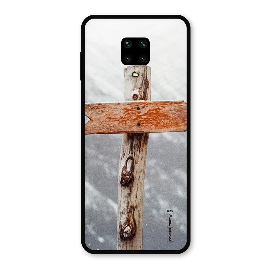 Wood And Snow Metal Back Case for Redmi Note 9 Pro