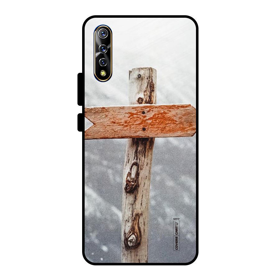 Wood And Snow Metal Back Case for Vivo S1