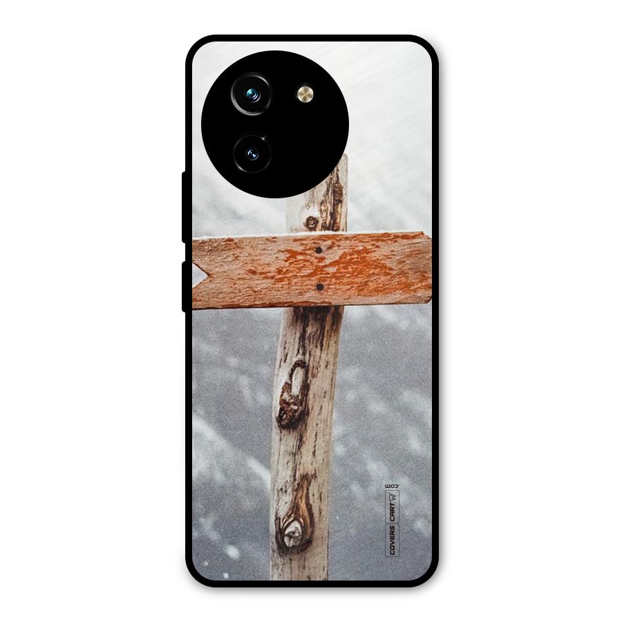 Wood And Snow Metal Back Case for Vivo T3x