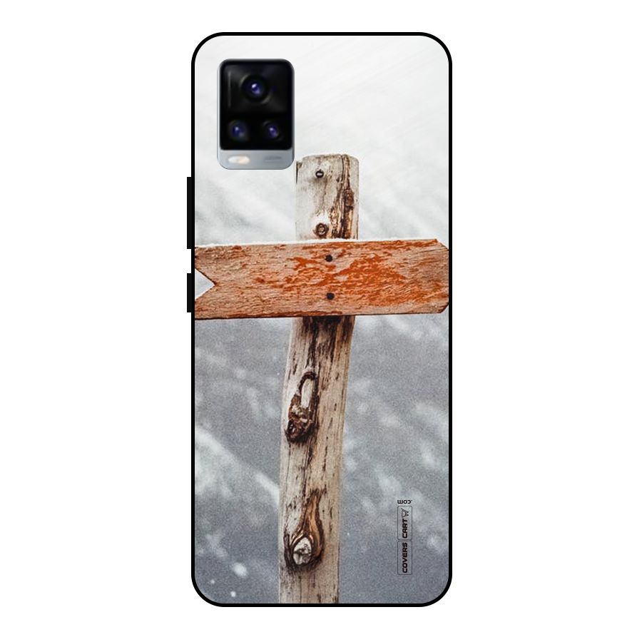 Wood And Snow Metal Back Case for Vivo V20 2021